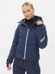 Rossignol Kurtka narciarska Courbe RLMWJ04 Granatowy Regular Fit. Niebieskie kurtki sportowe damskie Rossignol, na zimę, l, bez wzorów, z syntetyku, bez kaptura. Za 1,499.00 zł.