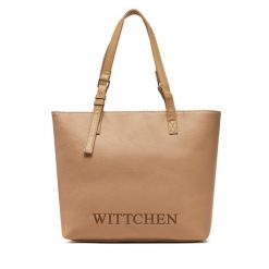 Torebka WITTCHEN. Brązowe shopper bag Wittchen, bez wzorów, bez dodatków. Za 219.99 zł.