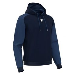 Bluza z kapturem Macron Horn. Niebieskie bluzy damskie Macron, na jesień, xs, bez wzorów, z materiału, z kapturem. Za 244.00 zł.