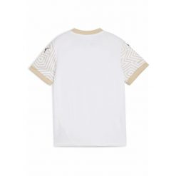 Młodzieżowa trzecia koszulka Stade Reims 24/25 PUMA White Granola. Biała bluzki damskie Puma, m, bez wzorów, bez kołnierzyka, bez ramiączek. Za 359.00 zł.