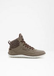 Buty barefoot marki Kangaroos z elastyczną podeszwą. Brązowe obuwie sportowe casual damskie bonprix, bez zapięcia. Za 199.99 zł.