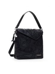 Desigual Plecak Jolie 25SAKP48 Czarny. Czarne plecaki Desigual, bez wzorów, ze skóry. Za 189.99 zł.