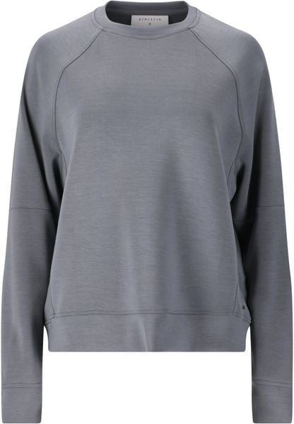Bluza damska Athlecia Jacey. Szare bluzy damskie Endurance, l, bez wzorów, z materiału, bez kaptura. Za 232.50 zł.