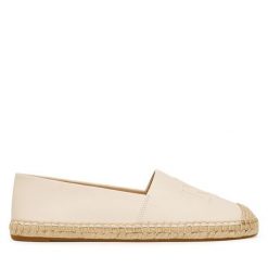 Espadryle LAUREN RALPH LAUREN. Białe espadryle damskie Lauren Ralph Lauren, bez wzorów, bez obcasa. Za 618.99 zł.
