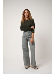 AUTHENTIC CASHMERE Kaszmirowy sweter "Ecrin" w kolorze khaki rozmiar: XXL. Brązowe swetry klasyczne damskie AUTHENTIC CASHMERE, xxl, z kaszmiru, bez kołnierzyka. Za 211.31 zł.