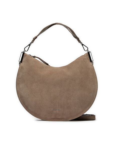 Coccinelle Torebka QKG Coccinellesunup Suede E1 QKG 13 01 01 Beżowy. Brązowe torebki klasyczne damskie Coccinelle, ze skóry, bez dodatków. Za 1,359.00 zł.