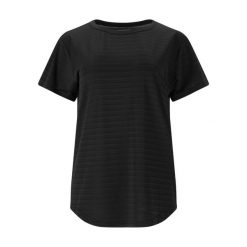 Koszulka damska Whistler Skylon. Czarne bluzki damskie WHISTLER, bez wzorów, sportowe, bez kołnierzyka, bez ramiączek. Za 89.99 zł.