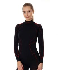 Bluza damska motocyklowa Brubeck COOLER. Czarne bluzy damskie Brubeck, l, bez wzorów, z dzianiny, bez kaptura. Za 184.99 zł.