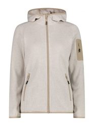 CMP Kurtka polarowa w kolorze beżowym rozmiar: 38. Brązowe kurtki damskie CMP, bez wzorów, z materiału, bez kaptura. Za 166.10 zł.