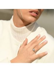 DIAMOND & CO Złoty pierścionek "Rosie" z diamentami rozmiar: 58. Białe pierścionki damskie Diamond & Co, z diamentem, złote. Za 1,826.99 zł.