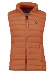 ANAPURNA Kamizelka pikowana "Vakitalana" w kolorze karmelowym rozmiar: M. Brązowe kamizelki damskie ANAPURNA, m, bez wzorów, bez kaptura. Za 113.99 zł.
