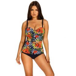 Strój kąpielowy damski jednoczęściowy plażowy Self Toscana. Czarne stroje jednoczęściowe SELF HEAT, bez wzorów. Za 219.00 zł.