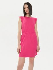 Vero Moda Sukienka letnia Emily 10305216 Różowy Regular Fit. Czerwone sukienki damskie Vero Moda, bez wzorów, z bawełny, bez ramiączek. Za 89.99 zł.