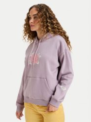 Roxy Bluza Perfect Place Brushed ERJFT05032 Fioletowy Regular Fit. Fioletowe bluzy damskie Roxy, m, bez wzorów, z bawełny, bez kaptura. Za 259.99 zł.