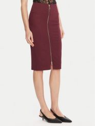 Patrizia Pepe Spódnica ołówkowa 8G0485 A025 Bordowy Regular Fit. Czerwone spódnice damskie Patrizia Pepe, bez wzorów, z syntetyku. Za 849.99 zł.