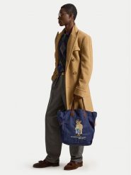 Polo Ralph Lauren Torebka 405P16216001 Granatowy. Niebieskie torebki klasyczne damskie Polo Ralph Lauren, bez dodatków. Za 919.99 zł.