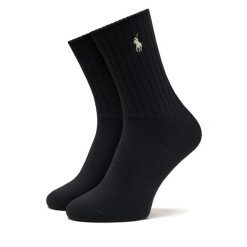 Skarpety długie Polo Ralph Lauren. Czarne skarpetki damskie Polo Ralph Lauren, bez wzorów. Za 79.99 zł.