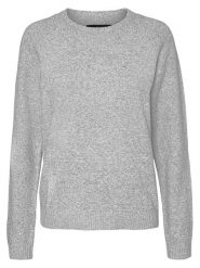 Vero Moda Sweter w kolorze szarym rozmiar: XL. Szare swetry klasyczne damskie Vero Moda, xl, bez kołnierzyka. Za 88.02 zł.