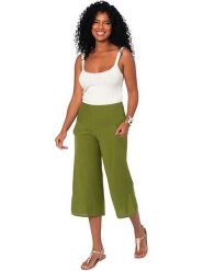 Aller Simplement Spodnie w kolorze oliwkowym rozmiar: 42. Zielone spodnie materiałowe damskie Aller Simplement, bez wzorów, z materiału. Za 56.99 zł.