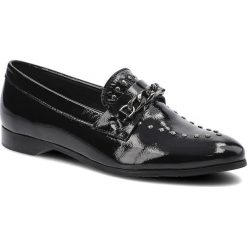 Czarne Lordsy Lamanti Damskie Eleganckie Buty. Czarne półbuty damskie LAMANTI, z aplikacjami, ze skóry, bez obcasa, na płaskiej podeszwie, bez zapięcia. Za 279.00 zł.