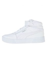 Puma Skórzane sneakersy "Carina 2.0" w kolorze białym rozmiar: 38. Białe obuwie sportowe damskie Puma, za kostkę, bez zapięcia. Za 180.06 zł.