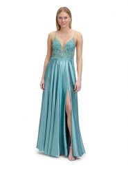 Vera Mont Sukienka w kolorze zielonym rozmiar: 42. Zielone sukienki damskie Vera Mont, bez wzorów, bez ramiączek. Za 448.99 zł.