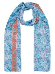 Ipanima Szal w kolorze niebieskim - 180 x 100 cm rozmiar: onesize. Niebieskie szaliki damskie Ipanima, bez wzorów, z materiału. Za 17.99 zł.