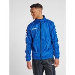 Kurtka ortalionowa sportowa dla dorosłych Hummel Core Spray Jacket. Niebieskie kurtki sportowe damskie Hummel, m, bez wzorów, z materiału, bez kaptura. Za 130.00 zł.