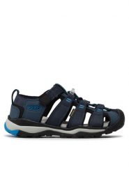 Keen Sandały Newport Neo H2 1022903 Granatowy. Niebieskie sandały chłopięce Keen, z materiału, bez zapięcia. Za 209.99 zł.