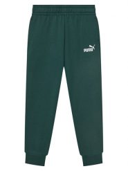 Puma Spodnie dresowe Ess No. 1 Logo 684914 Zielony Regular Fit. Zielone spodnie dresowe chłopięce Puma, z bawełny. Za 99.99 zł.