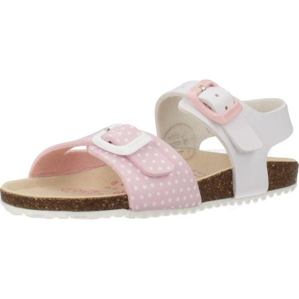 Sandały GARVALIN 202665 Biały. Białe sandały damskie Garvalin, bez wzorów, z syntetyku, bez obcasa, bez zapięcia. Za 81.99 zł.