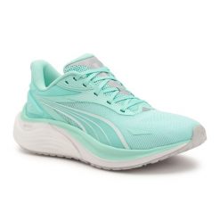 Buty do biegania damskie PUMA Electrify Nitro 4. Niebieskie obuwie sportowe damskie Puma, bez zapięcia, do biegania. Za 369.99 zł.