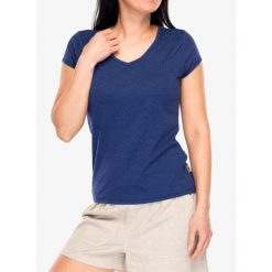 Koszulka bawełniana damska Royal Robbins Featherweight Slub Tee. Niebieskie koszulki damskie ROYAL ROBBINS, bez wzorów, z bawełny, bez ramiączek. Za 182.99 zł.