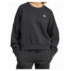 Bluza damska adidas Essentials Small Logo. Czarne bluzy damskie Adidas, bez wzorów, bez kaptura. Za 159.00 zł.