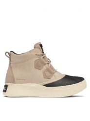 Sorel Botki Out N About IV Classic Brązowy. Brązowe botki damskie Sorel, ze skóry, bez obcasa, na płaskiej podeszwie, bez zapięcia. Za 369.99 zł.