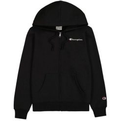 Bluza Z Zamkiem Błyskawicznym Z Logo Dla Kobiet. Czarne bluzy damskie Champion, l, bez wzorów, bez kaptura. Za 359.99 zł.