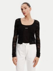 Guess Kardigan W5GR15 Z3E22 Czarny Regular Fit. Czarne kardigany damskie Guess, m, z aplikacjami, z wiskozy. Za 187.00 zł.