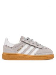 Adidas Sneakersy Handball Spezial Cf El I JQ1993 Szary. Szare buty sportowe dziewczęce Adidas, ze skóry, bez zapięcia. Za 259.99 zł.