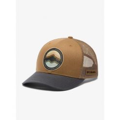 Czapka Columbia Mesh Snap Back - delta/shark/circular landscape. Brązowe czapki damskie Columbia, bez wzorów, z meshu. Za 129.99 zł.