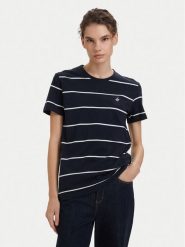 Beverly Hills Polo Club T-Shirt P-SS26W-TS0162 Granatowy Regular Fit. Niebieskie t-shirty damskie Beverly Hills Polo Club, l, bez wzorów, z bawełny, bez kołnierzyka. Za 129.99 zł.