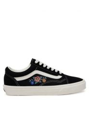 Vans Tenisówki Old Skool VN000D7ZF2B1 Czarny. Czarne obuwie sportowe damskie Vans, bez wzorów, ze skóry, bez zapięcia. Za 289.99 zł.