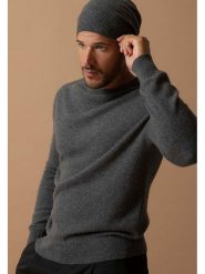 Perfect Cashmere Kaszmirowa czapka "Faith" w kolorze szarym rozmiar: onesize. Szare czapki damskie Perfect Cashmere, bez wzorów, z kaszmiru. Za 133.95 zł.