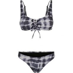 Bikini Damskie Tie Dye Lace Up Bikini. Białe bikini Urban Classics, bez wzorów. Za 139.99 zł.