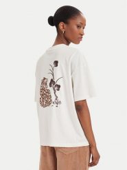 Napapijri T-Shirt S-Aral NP0A8A6N Kremowy Regular Fit. Białe t-shirty damskie Napapijri, s, bez wzorów, z bawełny, bez kołnierzyka. Za 199.99 zł.