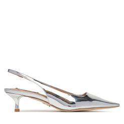 Czółenka Steve Madden. Szare czółenka damskie Steve Madden, bez wzorów, bez obcasa. Za 289.99 zł.