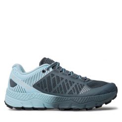 Buty do biegania Scarpa. Szare obuwie sportowe damskie Scarpa, bez zapięcia, do biegania. Za 629.99 zł.