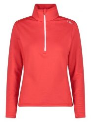 CMP Bluza polarowa w kolorze czerwonym rozmiar: 36. Czerwone bluzy damskie CMP, bez wzorów, z materiału, bez kaptura. Za 114.44 zł.