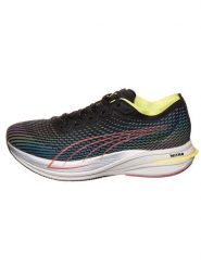 Puma Buty "Deviate Nitro WTR" w kolorze czarno-niebiesko-srebrnym do biegania rozmiar: 38,5. Czarne obuwie sportowe damskie Puma, do biegania. Za 325.03 zł.
