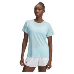 Koszulka treningowa damska Under Armour UA Tech Twist SS. Zielone koszulki sportowe damskie Under Armour, s, bez wzorów, bez ramiączek. Za 92.99 zł.