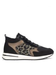 Remonte Sneakersy D1G71-03 Czarny. Czarne obuwie sportowe damskie Remonte, z materiału, bez zapięcia. Za 335.00 zł.